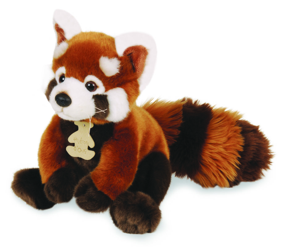  les authentiques soft toy red panda brown 